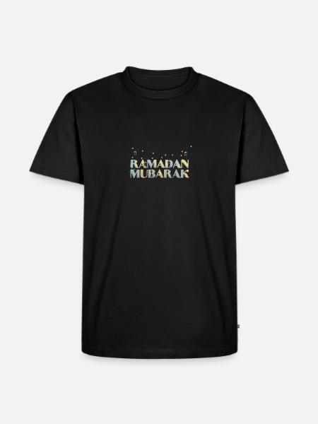 Ramadan Mubarak Fasting Islam - Men's Premium Organic T-Shirt - black