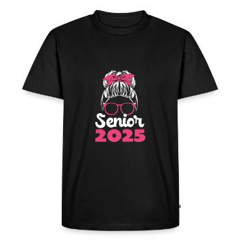 Classe de 2025 - T-shirt Premium bio Homme - noir - Devant - Nico (187cm)