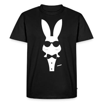 Lunettes de soleil Funny Rabbit Cool Sunglas Rabbit - T-shirt Premium bio Homme - noir - Devant - Nico (187cm)