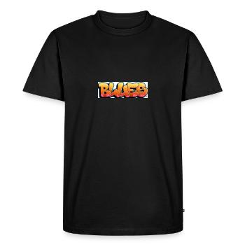 Blues - T-shirt Premium bio Homme - noir - Devant - Nico (187cm)