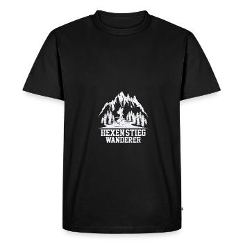 Hexenstieg Randonneurs - T-shirt Premium bio Homme - noir - Devant - Nico (187cm)