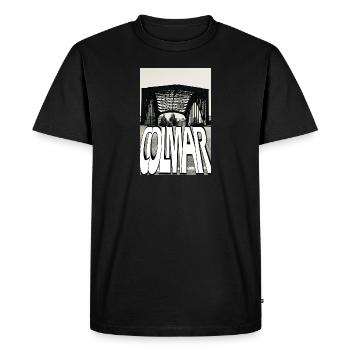Colmar Graph Pont - T-shirt Premium bio Homme - noir - Devant - Nico (187cm)