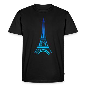 paname2 - Men's Premium Organic T-Shirt - black - Front - Nico (187cm)