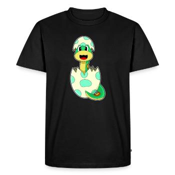 Snake Egg - Men's Premium Organic T-Shirt - black - Front - Nico (187cm)