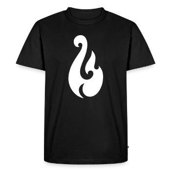 L’hameçon de Maui - T-shirt Premium bio Homme - noir - Devant - Nico (187cm)