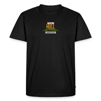 C’est une hull chose nom de famille Fierté - T-shirt Premium bio Homme - noir - Devant - Nico (187cm)