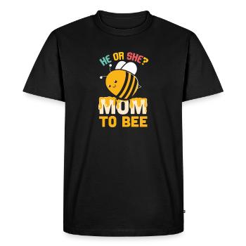 Womens Gender Reveal What Will It Bee Mom To Be - T-shirt Premium bio Homme - noir - Devant - Nico (187cm)