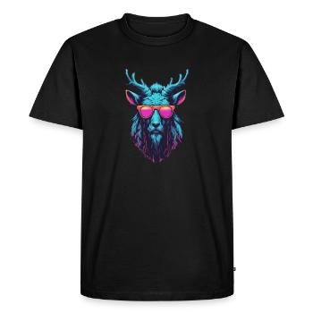 Wendigo / Evil Spirit / Possessive / Horror - Men's Premium Organic T-Shirt - black - Front - Nico (187cm)