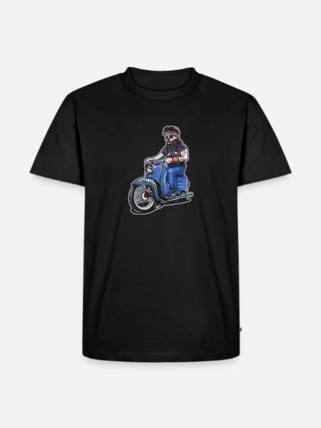 2Takt Ostalb Simson Skull - Men's Premium Organic T-Shirt - black