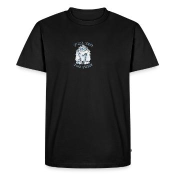 Yall Yeti for that? - Men's Premium Organic T-Shirt - black - Front - Nico (187cm)