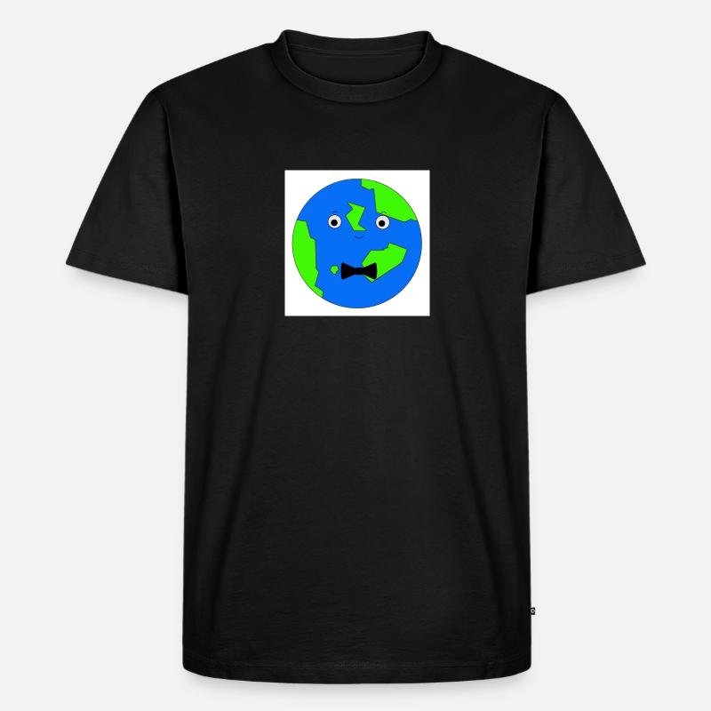 Sol avec mouche - T-shirt Premium bio Homme - noir