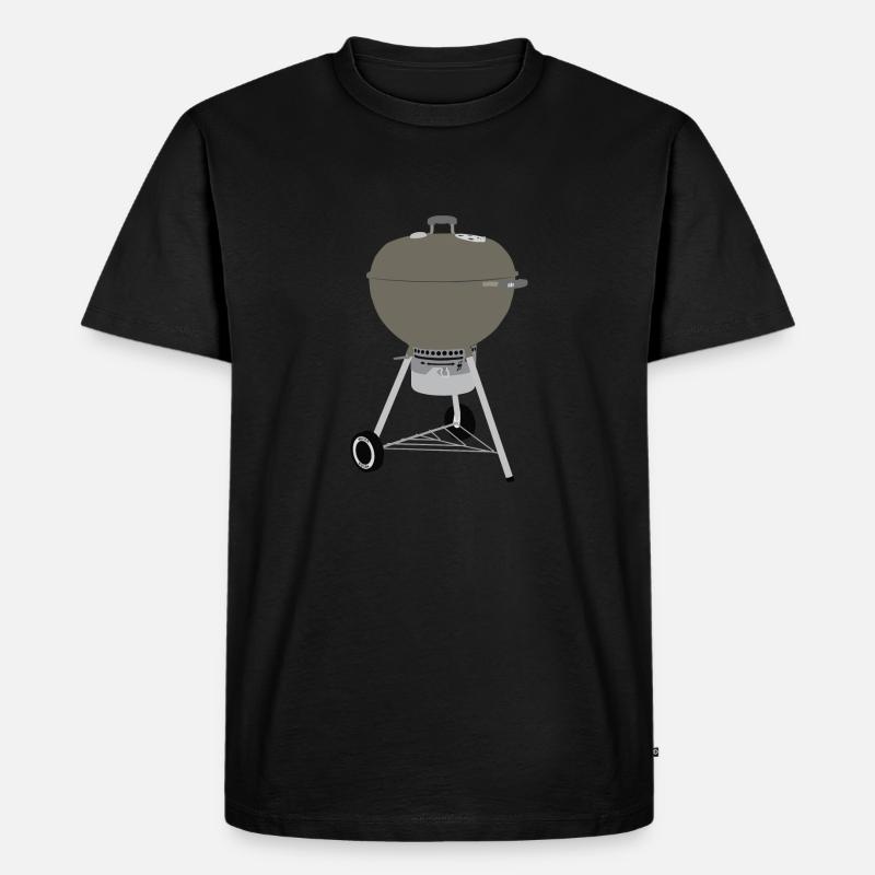 Webber - Männer Premium Bio T-Shirt - Schwarz
