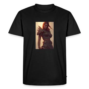 Valkyrie 4 - T-shirt Premium bio Homme - noir - Devant - Nico (187cm)