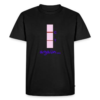 Corona à nouveau - T-shirt Premium bio Homme - noir - Devant - Nico (187cm)