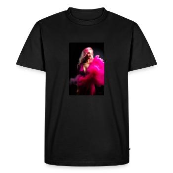 Magenta Beauté 3 - T-shirt Premium bio Homme - noir - Devant - Nico (187cm)