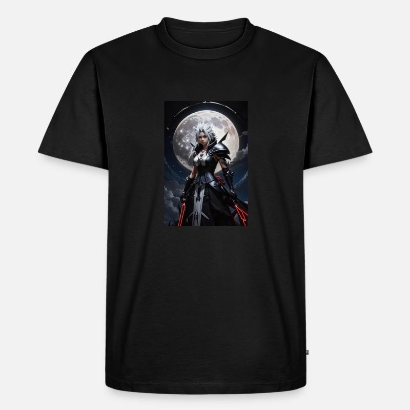 AI 3D Version 49 - Männer Premium Bio T-Shirt - Schwarz