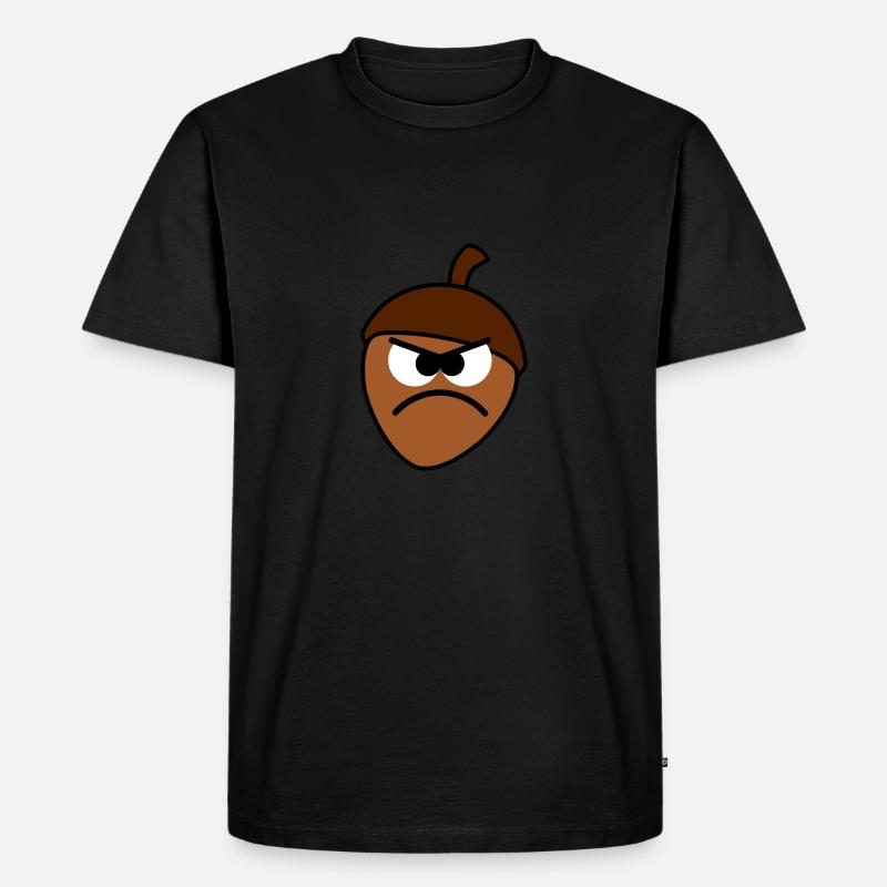 Grumpy Nut - Männer Premium Bio T-Shirt - Schwarz
