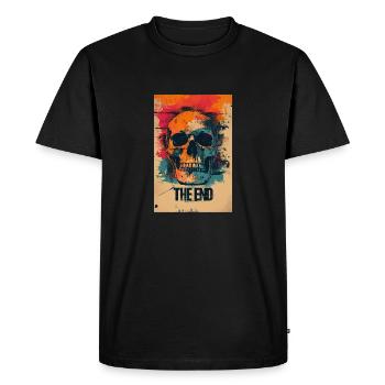 Art final du crâne - T-shirt Premium bio Homme - noir - Devant - Nico (187cm)