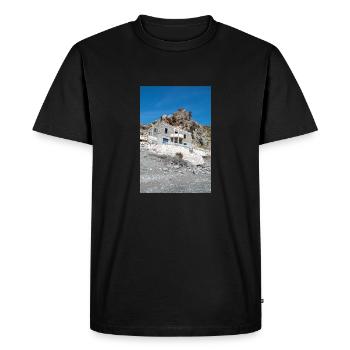 place perdue Empros Therme à Therma Springs - T-shirt Premium bio Homme - noir - Devant - Nico (187cm)