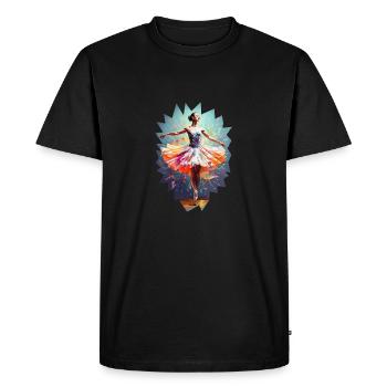 Danseuse de ballet moderne hypercolor - T-shirt Premium bio Homme - noir - Devant - Nico (187cm)