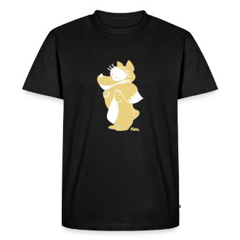 Fuchs (couleur) - T-shirt Premium bio Homme - noir - Devant - Nico (187cm)