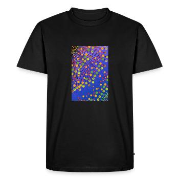 dandelions - Men's Premium Organic T-Shirt - black - Front - Nico (187cm)