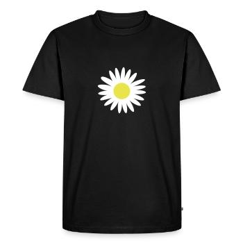 Flower, flowers, rose - Men's Premium Organic T-Shirt - black - Front - Nico (187cm)