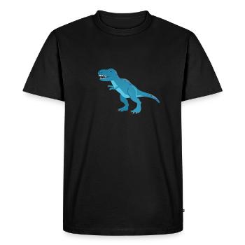 Tyrannosaure rex - T-shirt Premium bio Homme - noir - Devant - Nico (187cm)