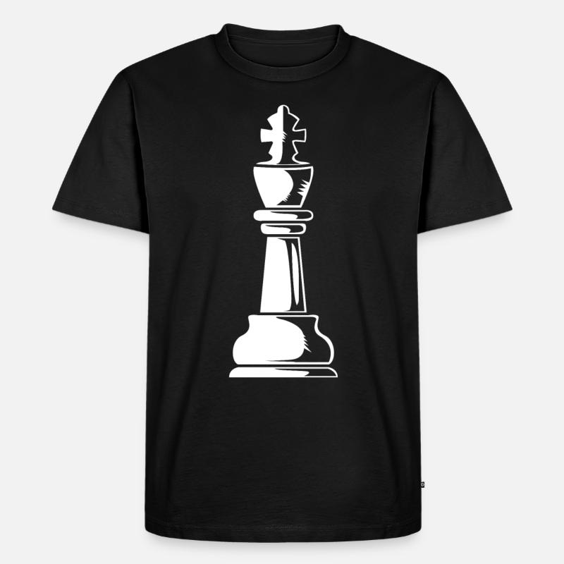 Échecs roi d’échecs - T-shirt Premium bio Homme - noir