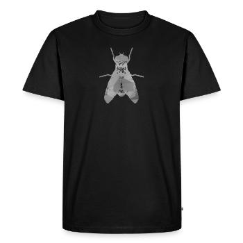 Fly - Men's Premium Organic T-Shirt - black - Front - Nico (187cm)