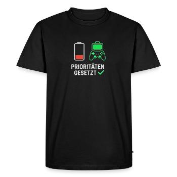 Conception de motivation de jeu pour les fans - T-shirt Premium bio Homme - noir - Devant - Nico (187cm)