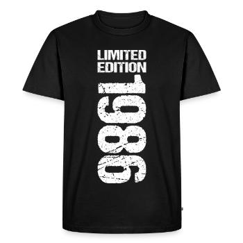 Édition limitée 1986 40e anniversaire - T-shirt Premium bio Homme - noir - Devant - Nico (187cm)