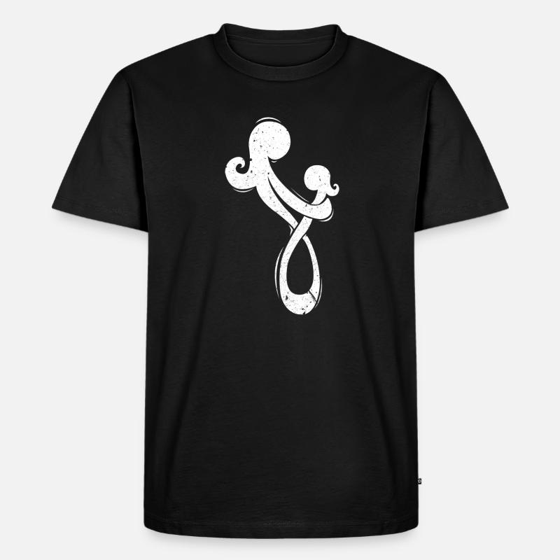 Mom infinity - Männer Premium Bio T-Shirt - Schwarz