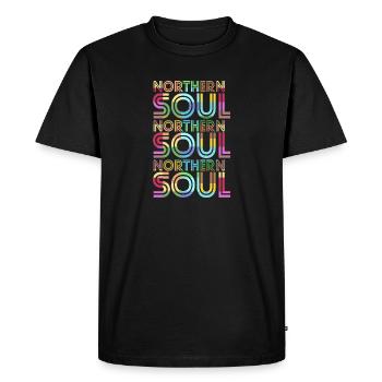 Northern Soul Rocksteady - Men's Premium Organic T-Shirt - black - Front - Nico (187cm)