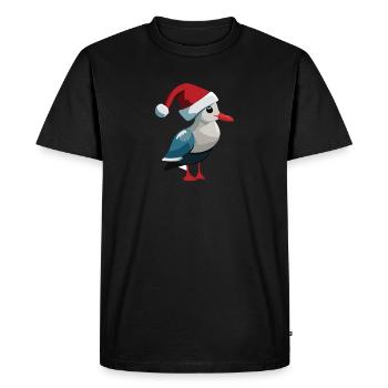 Mouette - T-shirt Premium bio Homme - noir - Devant - Nico (187cm)