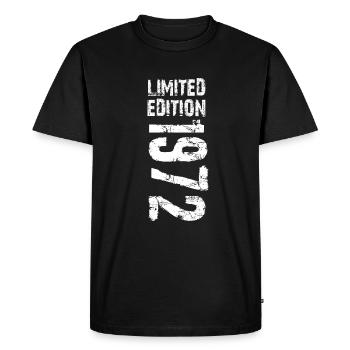 Édition limitée 1972 - T-shirt Premium bio Homme - noir - Devant - Nico (187cm)