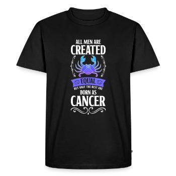 Horoscope Signe du zodiaque Constellation Jupiter - T-shirt Premium bio Homme - noir - Devant - Nico (187cm)