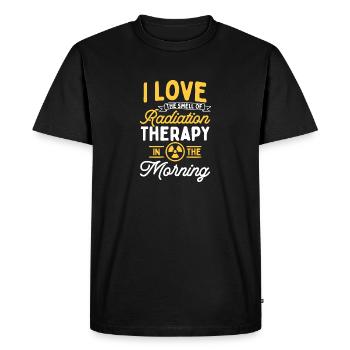 Chimiothérapie chimio Cancer - T-shirt Premium bio Homme - noir - Devant - Nico (187cm)