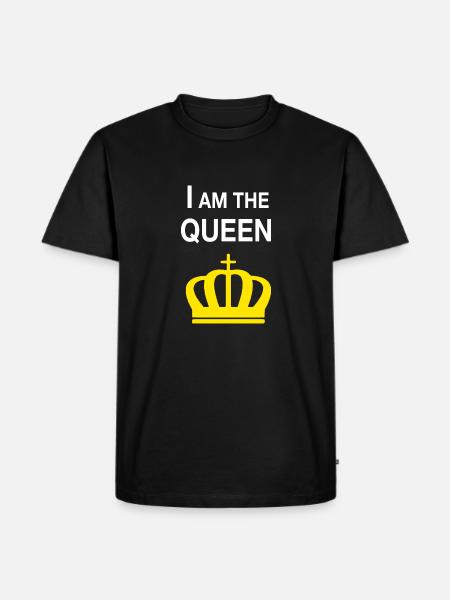 Iam the Queen - T-shirt Premium bio Homme - noir
