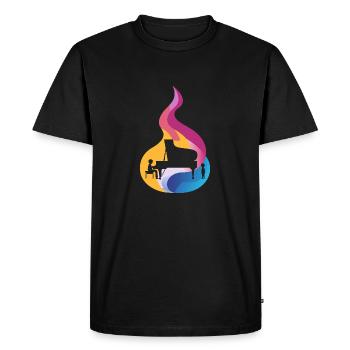 Instrument Orchestra Keyboard - Men's Premium Organic T-Shirt - black - Front - Nico (187cm)