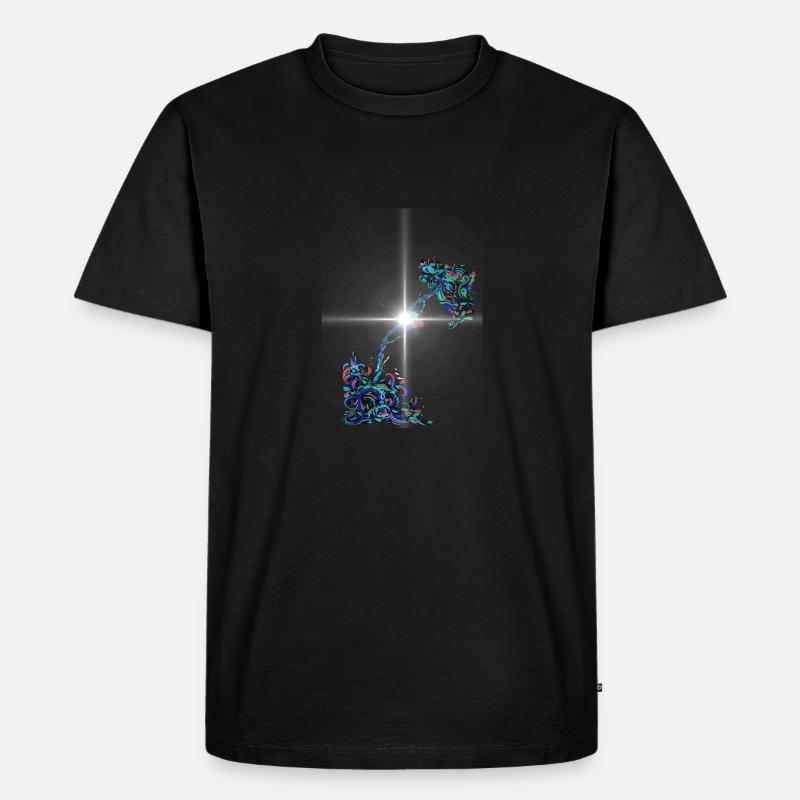 Photonenstreuer - Männer Premium Bio T-Shirt - Schwarz
