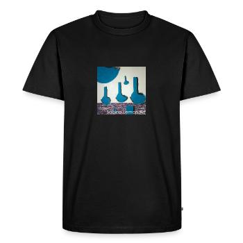Sabino Lemon ART Thés - T-shirt Premium bio Homme - noir - Devant - Nico (187cm)