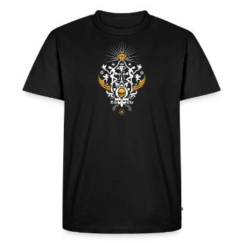 paris Je t'aime - T-shirt Premium bio Homme - noir - Devant - Nico (187cm)