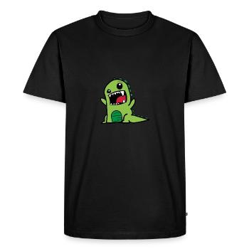 Monstres - T-shirt Premium bio Homme - noir - Devant - Nico (187cm)