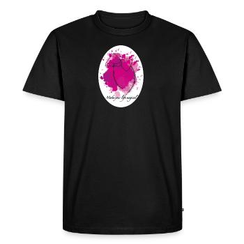 Magic Mushrooms - Men's Premium Organic T-Shirt - black - Front - Nico (187cm)