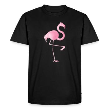 Flemish - Men's Premium Organic T-Shirt - black - Front - Nico (187cm)