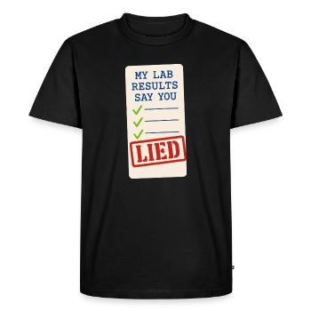 Forensic Chemist Crime Lab Toxicology - Men's Premium Organic T-Shirt - black - Front - Nico (187cm)