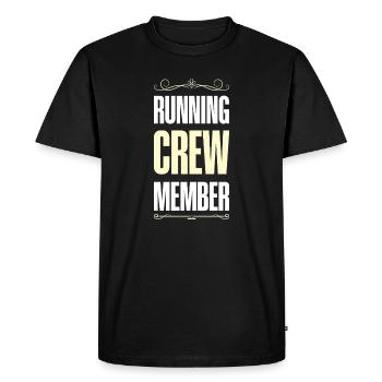 Équipe de Course - T-shirt Premium bio Homme - noir - Devant - Nico (187cm)
