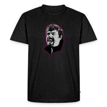 A Hungry Vampire Man - Pink - Men's Premium Organic T-Shirt - black - Front - Nico (187cm)