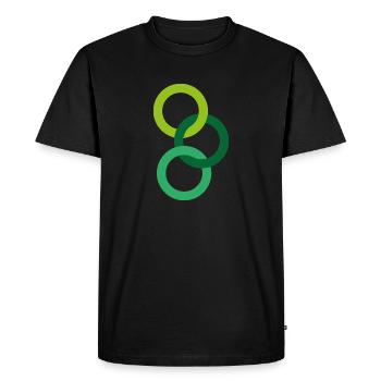 Conception de l’anneau - T-shirt Premium bio Homme - noir - Devant - Nico (187cm)
